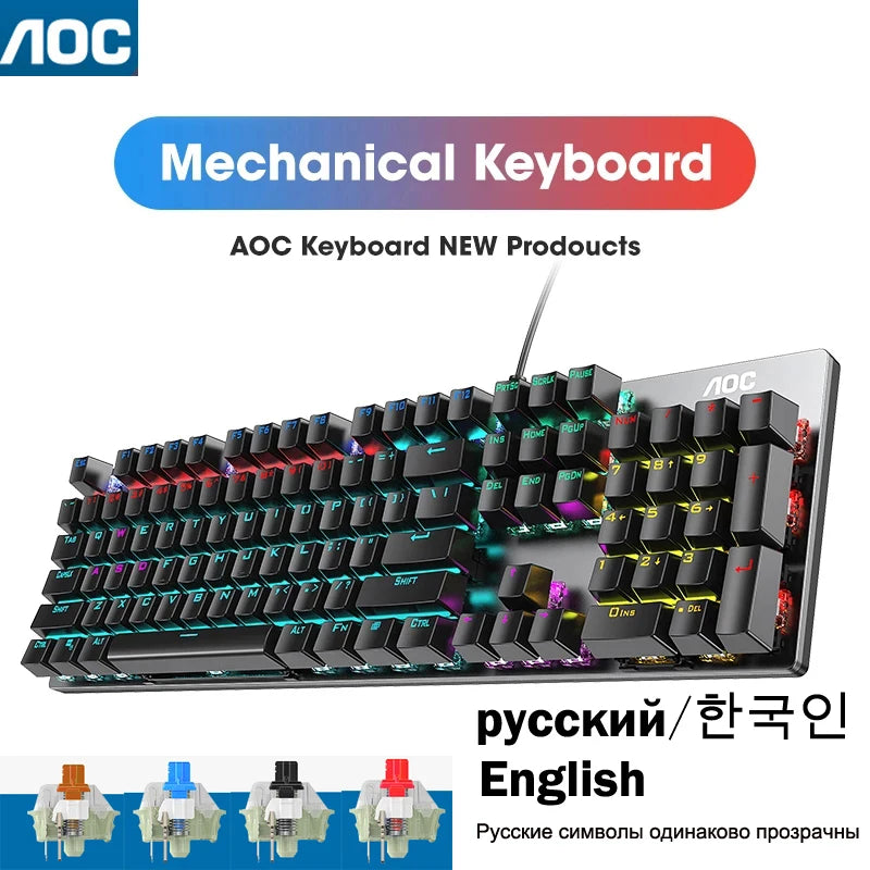 Metal Panel Mechanical Keyboard