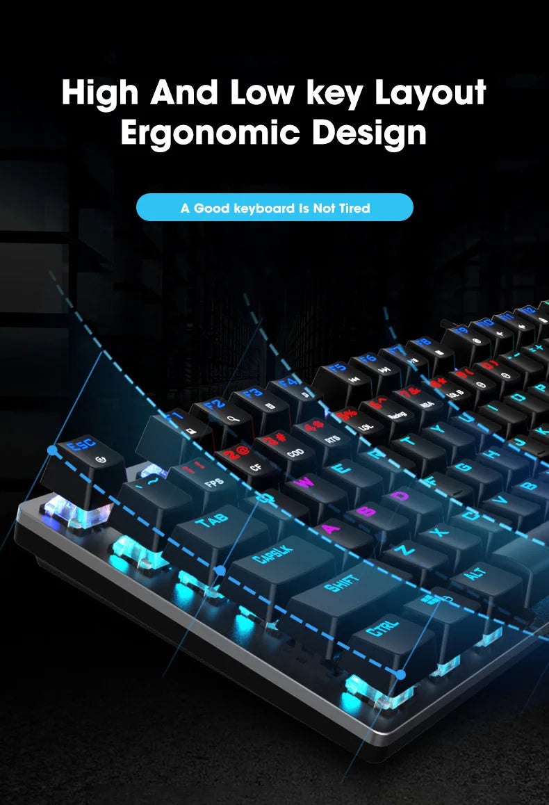 Metal Panel Mechanical Keyboard